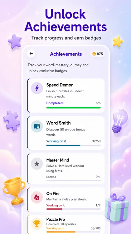 DuoClue achievements screenshot