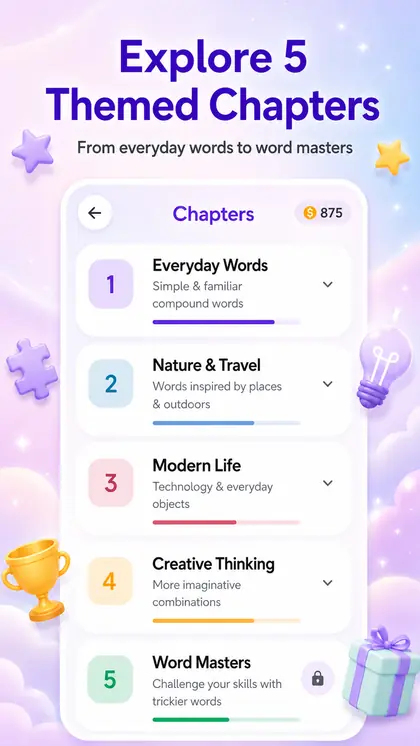 DuoClue themed chapters screenshot